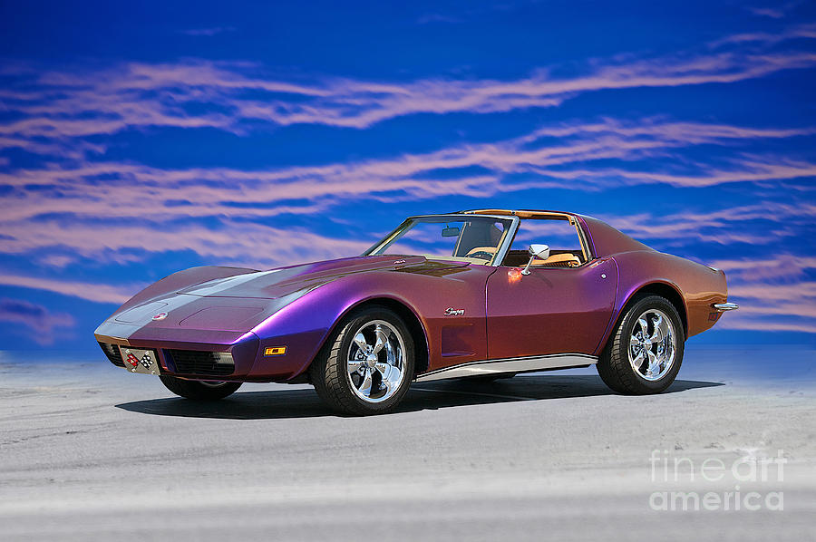 C3 Corvette T Top Photograph by Dave Koontz - Fine Art America