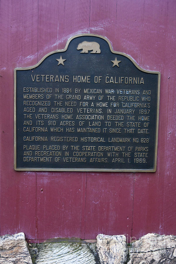 CA828 - Veterans Home of California Photograph by Jason O Watson