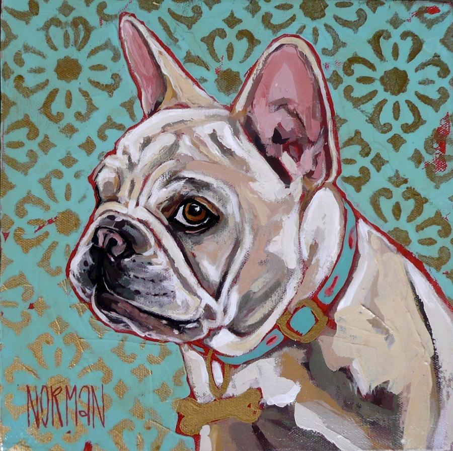 Dog Painting - Caanan Custom Pet Portrait by Amanda Norman