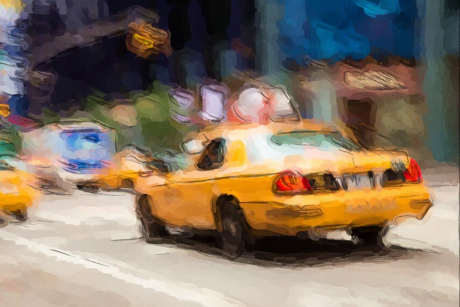 New York City Photograph - Cab Ride by Karol Livote