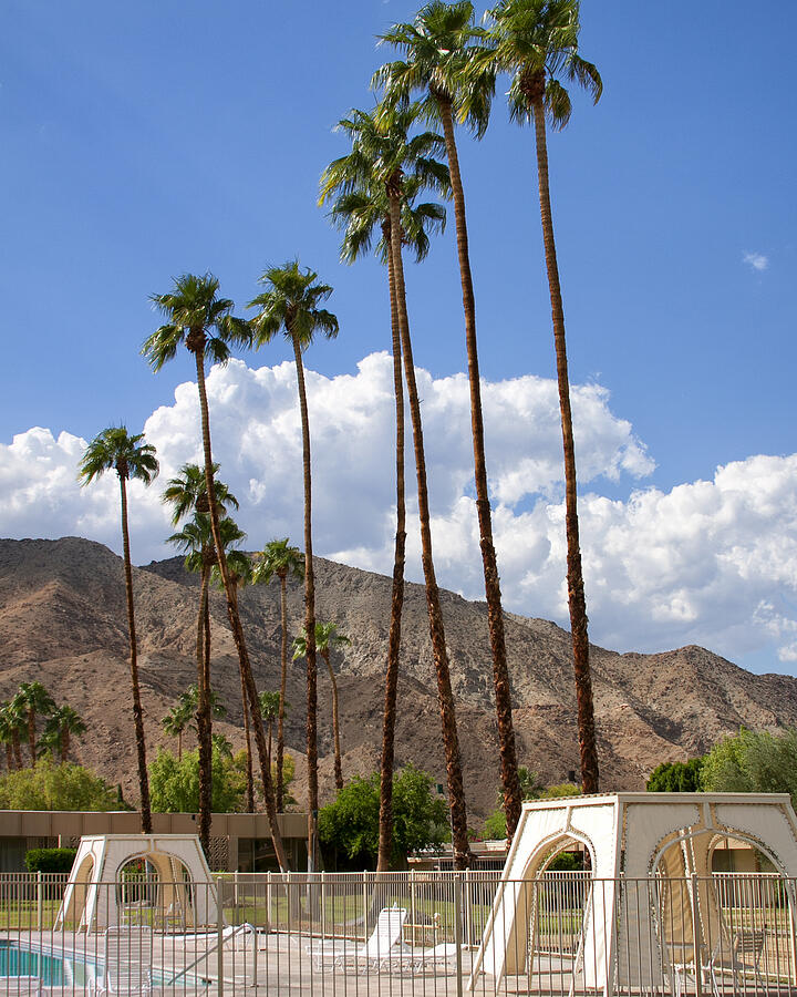 CALIFORNIA CABANAS Palm Springs Photograph by William Dey