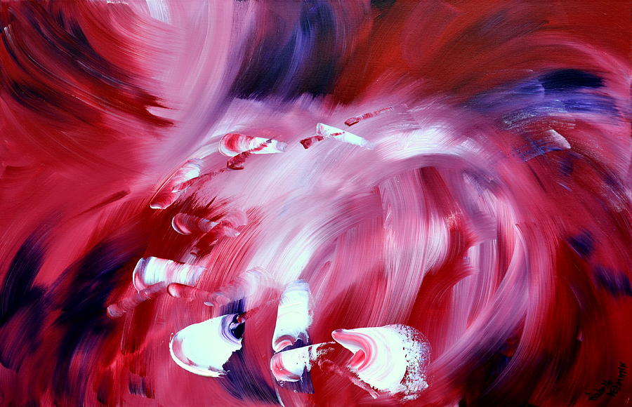 Abstract Painting - Cabaret by Isabelle Vobmann