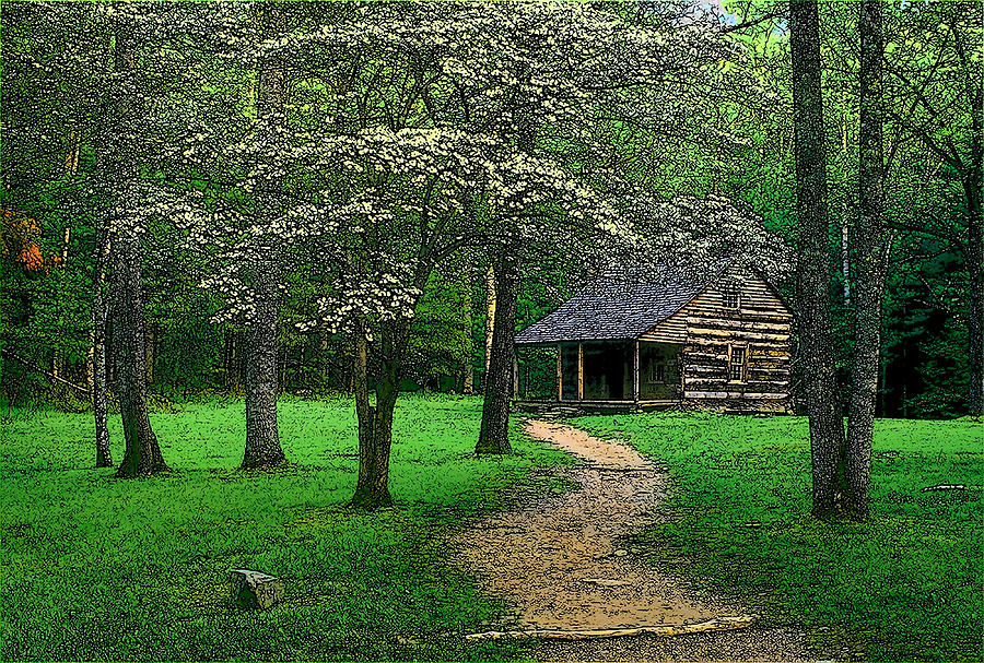 Cabin In Cades Cove Photograph by Rodney Lee Williams