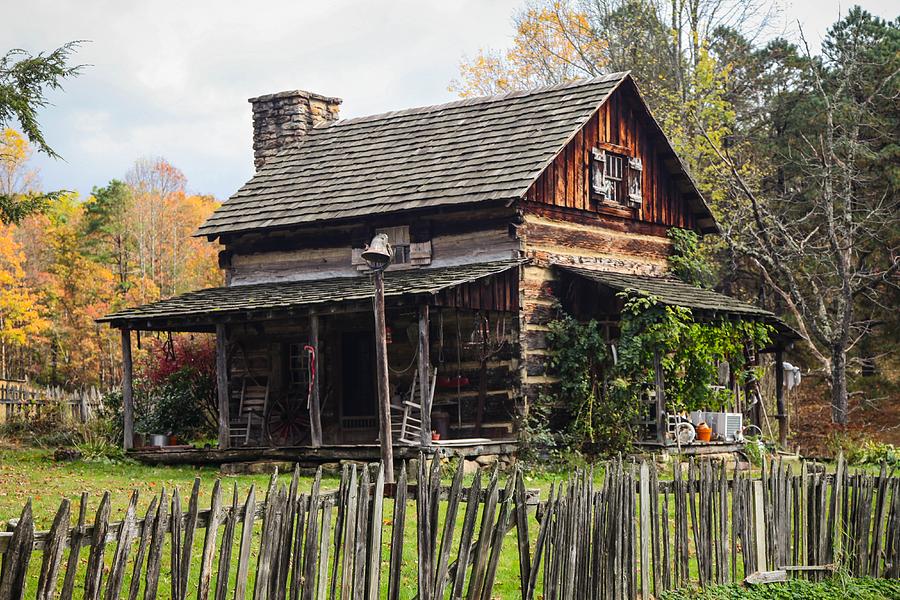 Cabin In The Woods Photograph By Sharon Sesco Howard