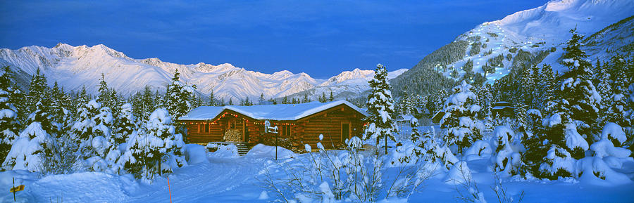 Cabin Mount Alyeska, Alaska, Usa Photograph by Panoramic Images