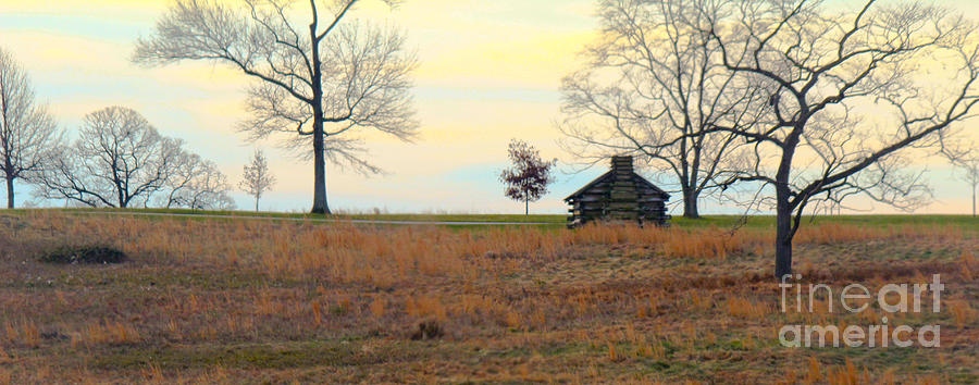 Cabin on a Hill Photograph by David Jackson