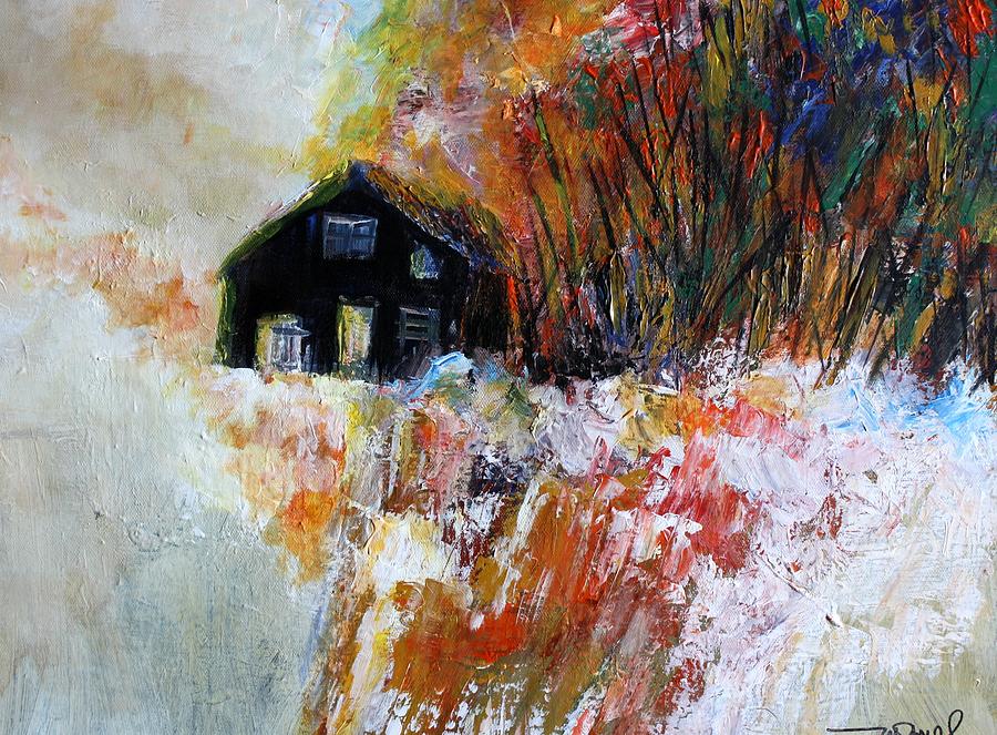 Abstract Painting - Cabin1 by Ted Castor