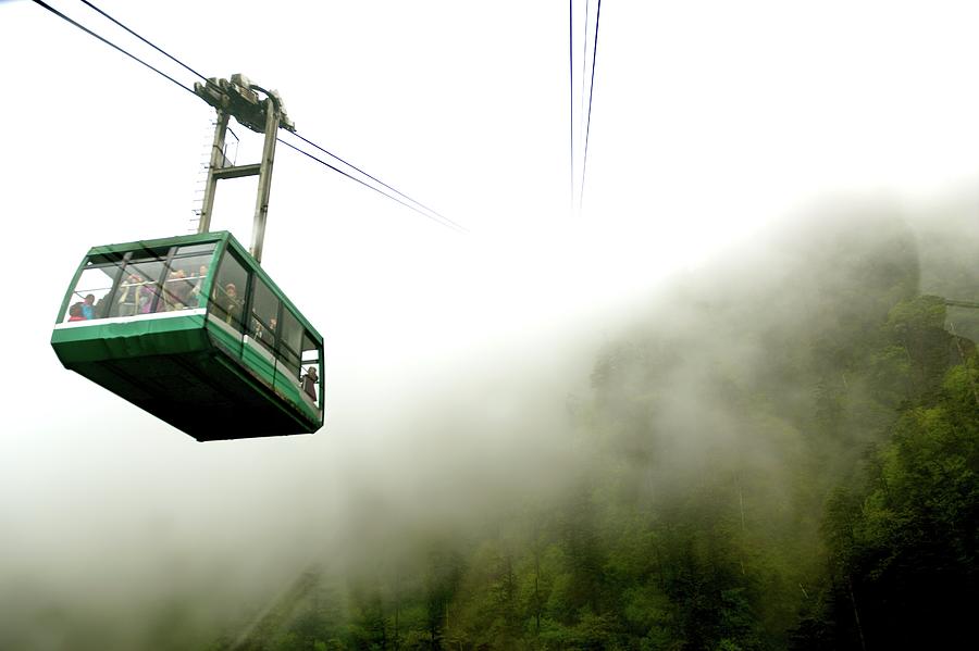 Cable Car At Mount Emei Photograph by Marie.l.manzor