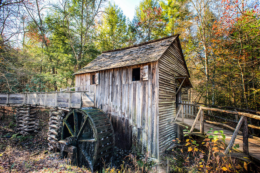 Cable Grist Mill at Cades Cove Photograph by Victor Culpepper