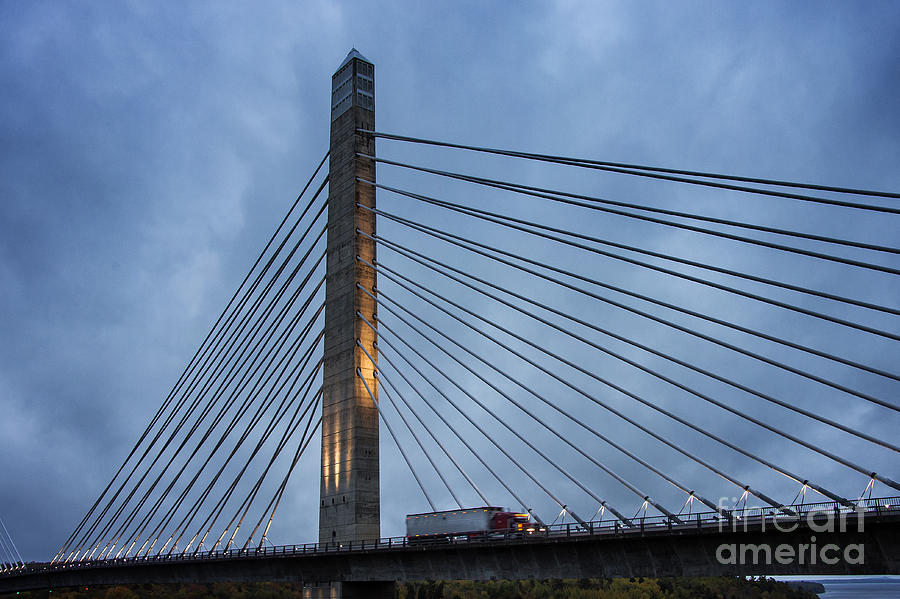 Cablestayed Bridge Photograph by John Greim Pixels