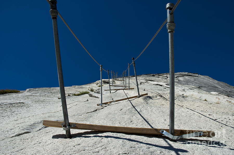 Cables at Half Dome Photograph by Micah May