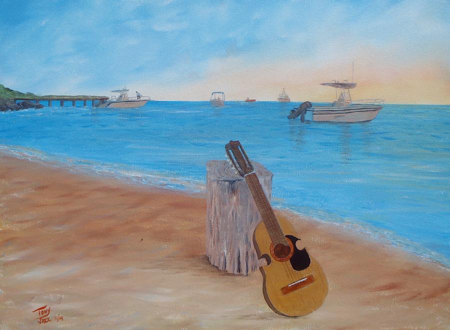 Cabo Rojo Cuatro Painting by Tony Rodriguez