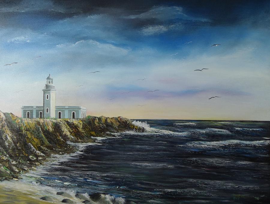 Cabo Rojo Lighthouse Painting