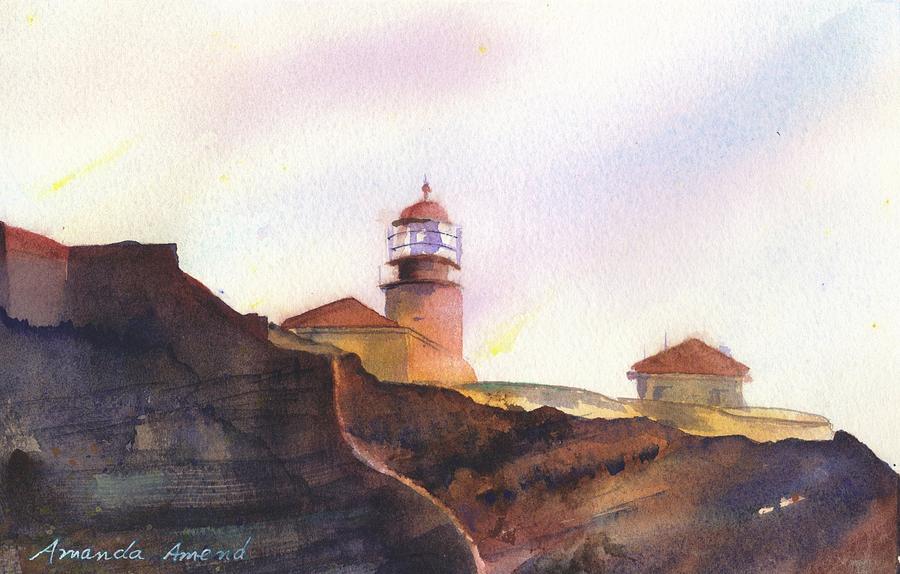 Cabo San Vicente Painting by Amanda Amend