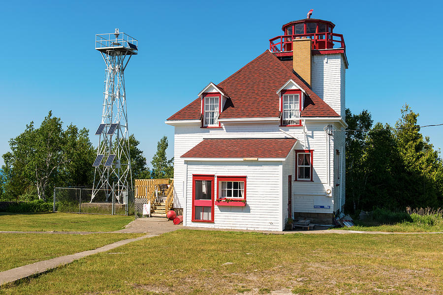 Cabot Head Lighthouse Bruce Peninsula Ontario Canada Photograph by Marek Poplawski