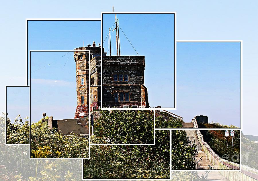Cabot Tower Montage Photograph by Barbara A Griffin
