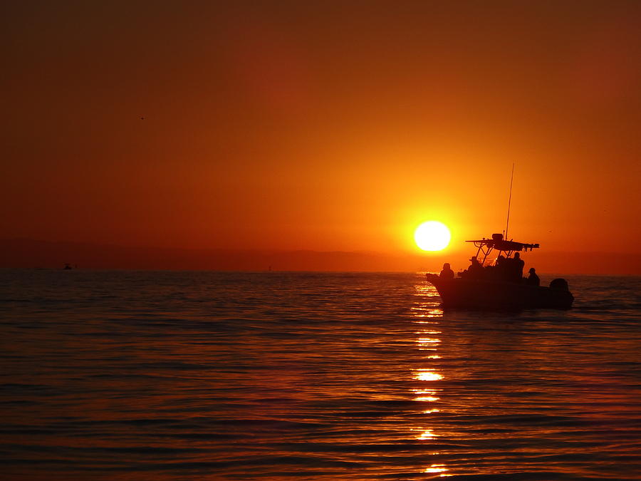Cabrillo Beach Sunrise Photograph by Chris Bavelles