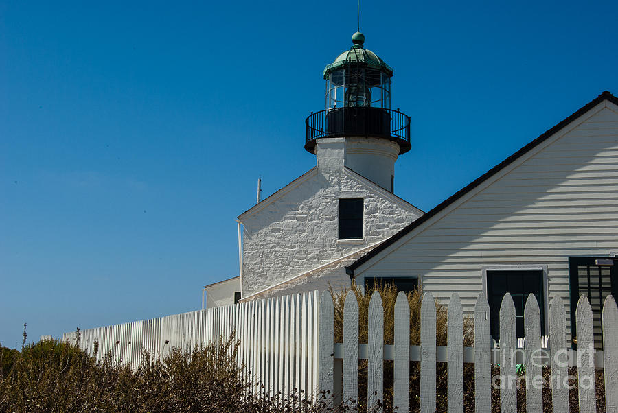San Diego Photograph - Cabrillo Point Lighthouse 1.5614 by Stephen Parker