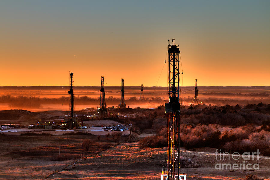 Oil Rig Photograph - Cac001-173 by Cooper Ross