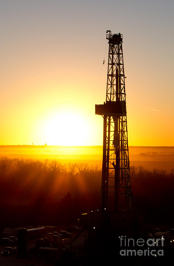 Oil Rig Photograph - Cac001-179 by Cooper Ross