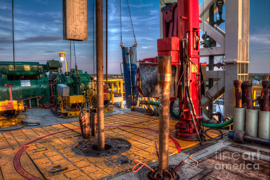 Oil Rig Photograph - Cac001-26 by Cooper Ross