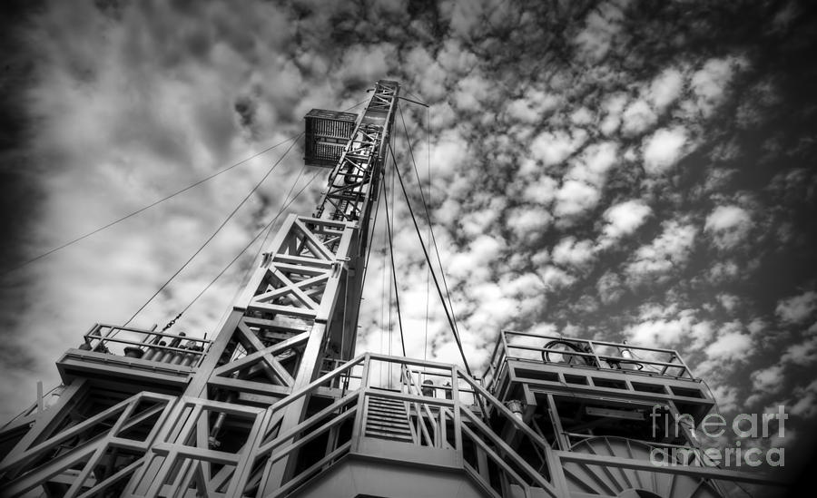Oil Rig Photograph - Cac001-5 by Cooper Ross