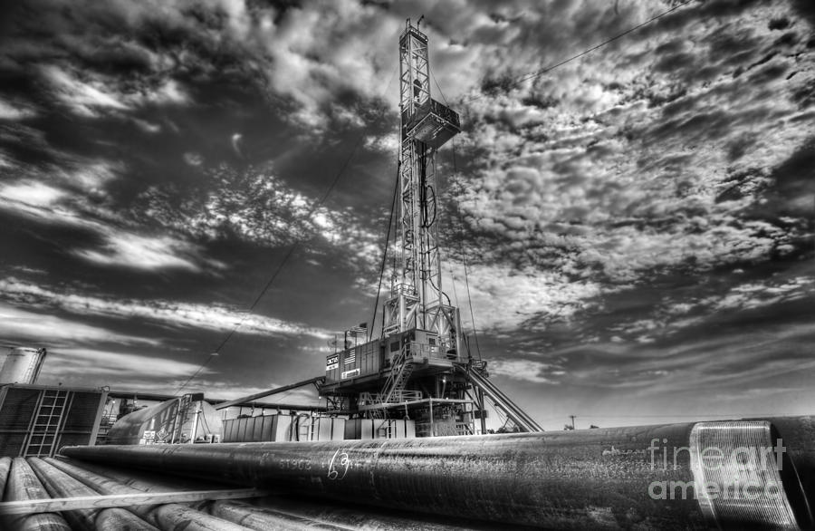 Oil Rig Photograph - Cac001-6 by Cooper Ross Oil Rig Photograph - Cac001-6 by Cooper Ross