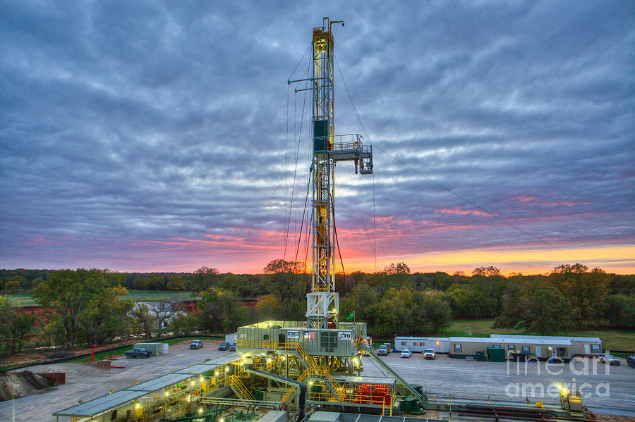 Oil Rig Photograph - Cac005-116 by Cooper Ross