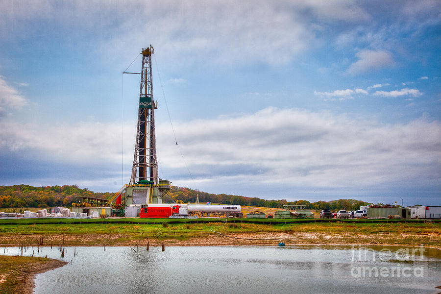Oil Rig Photograph - Cac005-43 by Cooper Ross