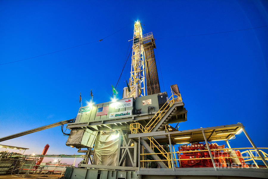 Oil Rig Photograph - Cac006-60 by Cooper Ross