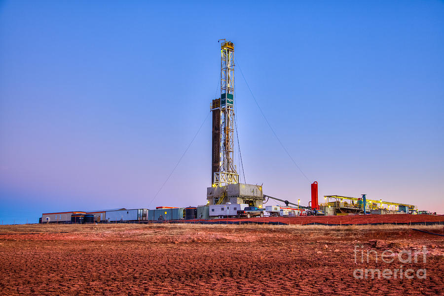 Oil Rig Photograph - Cac008-88 by Cooper Ross