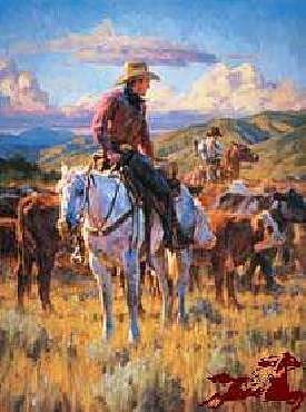 Cache Valley Round Up Painting by Jason Rich