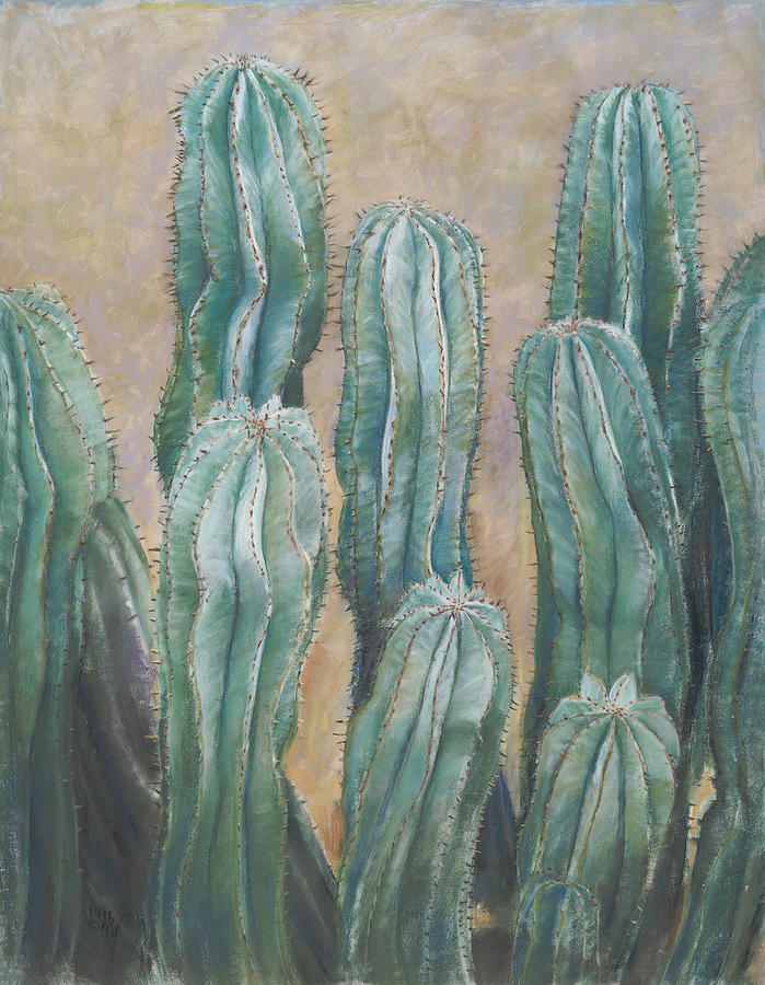 Cacti Painting by Nick Payne