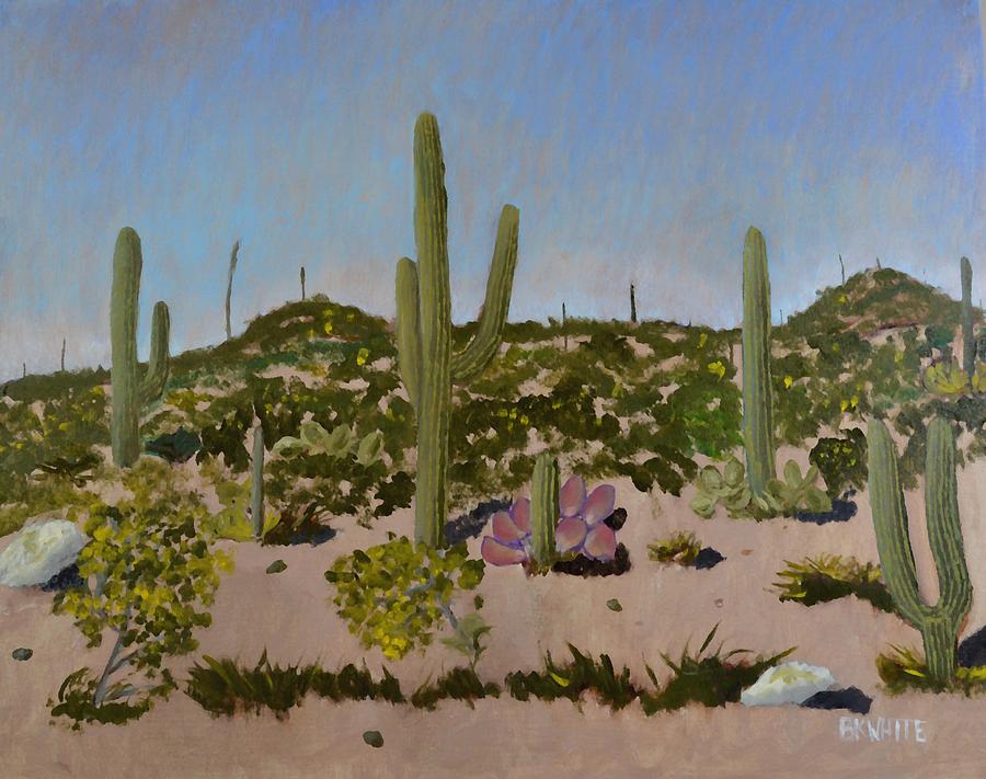Cacti of Tucson Painting by Brian White