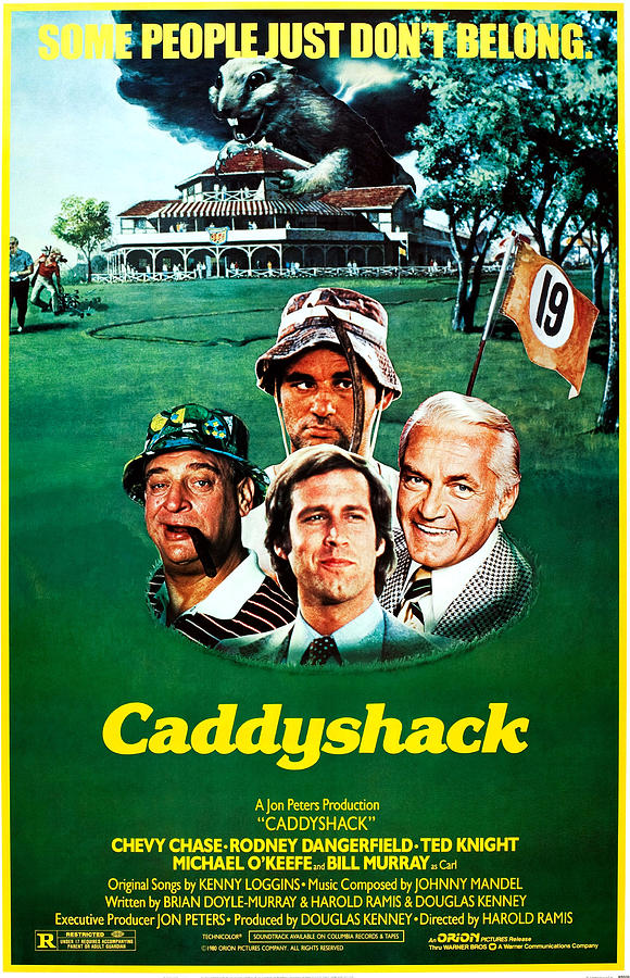 Knight Photograph - Caddyshack, Us Poster Art, From Left by Everett
