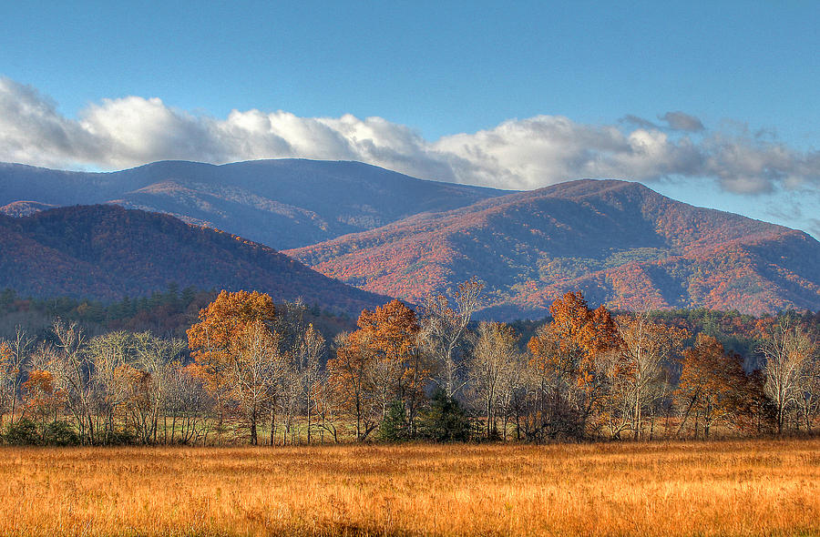 Cades Cove Autumn - Great Smoky Mountains Photograph by Bruce Davis