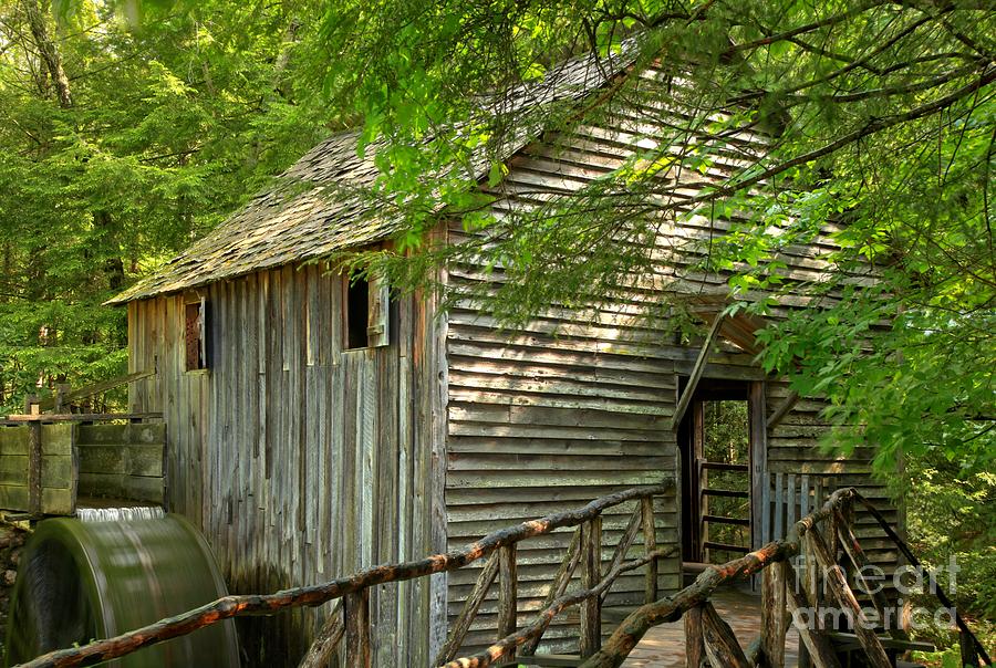 Cades Cove Grist Mill Photograph by Adam Jewell