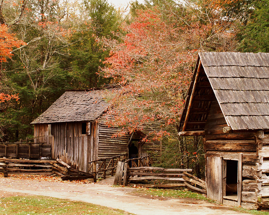Cades Cove Grist MIll Photograph by TnBackroadsPhotos 