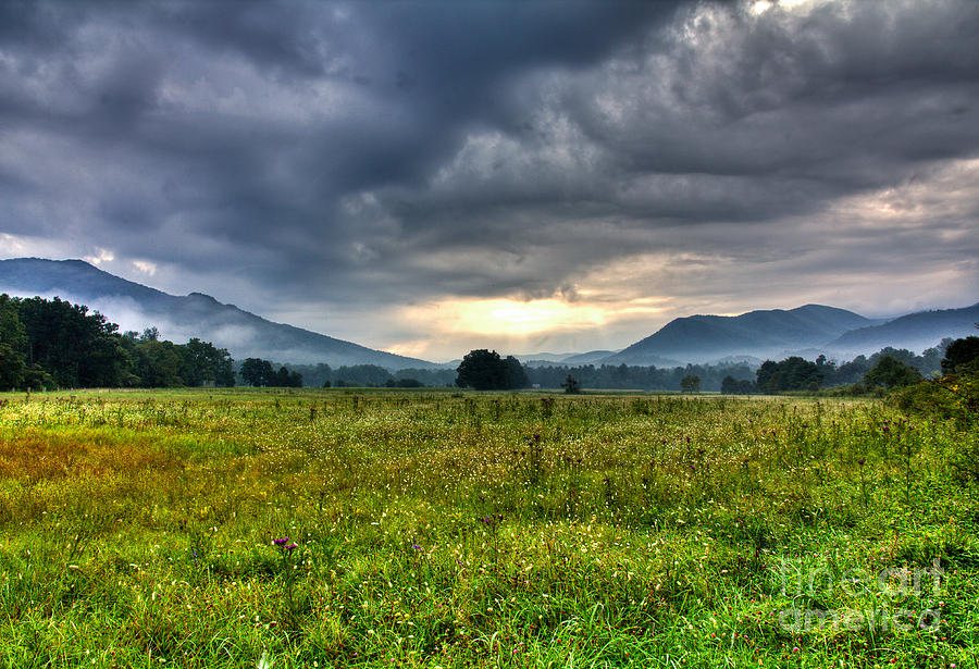 Cades Cove HDR Photograph by Douglas Stucky