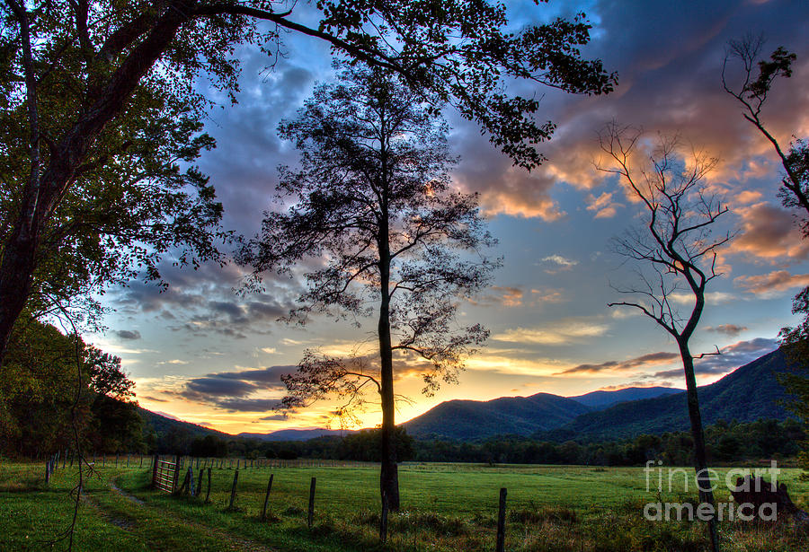 Cades Cove HDR V Photograph by Douglas Stucky