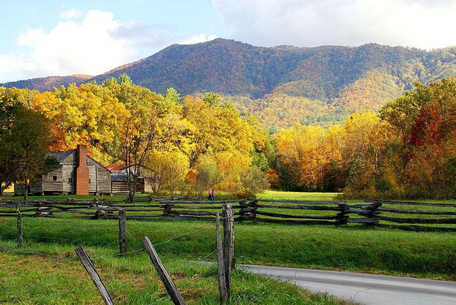 Cades Cove In The Fall Photograph by Fineartist Ellen - Fine Art America