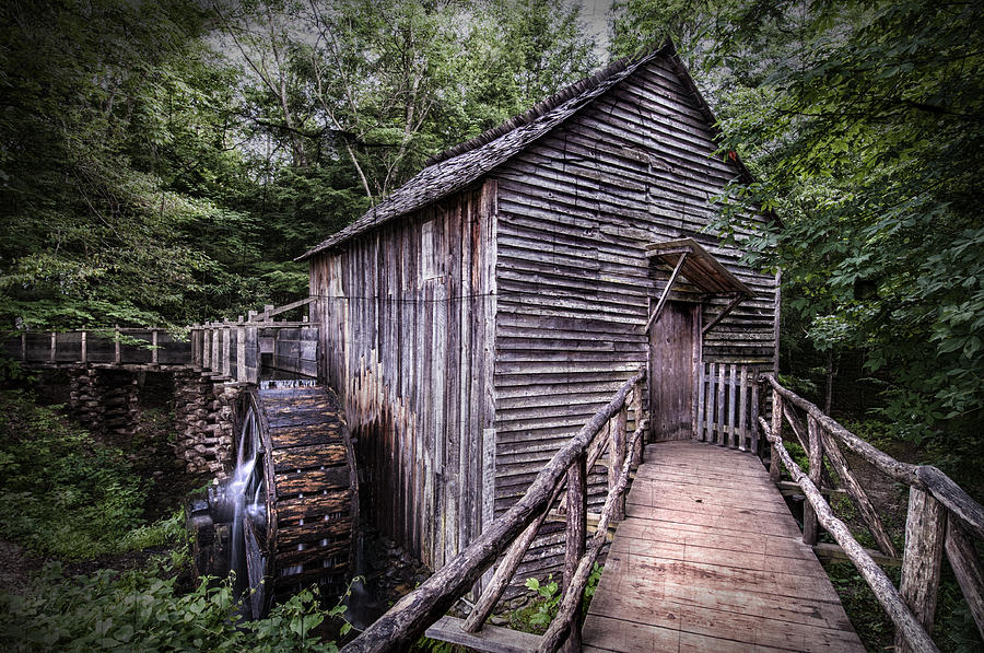 Picture of Old John Cable Mill in Cades Cove Great Smoky Mountains Rustic Decor 5x7 to 40x60 Country Photography Wall Art Print 