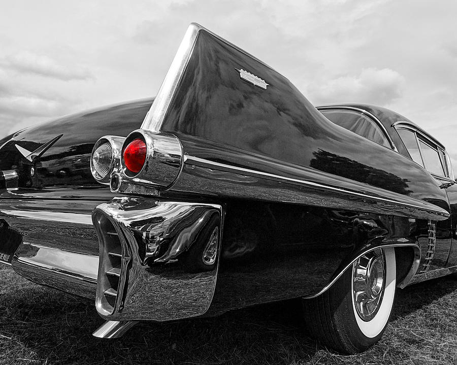 Cadillac Coupe De Ville 1957 Tail Fin Photograph by Gill Billington