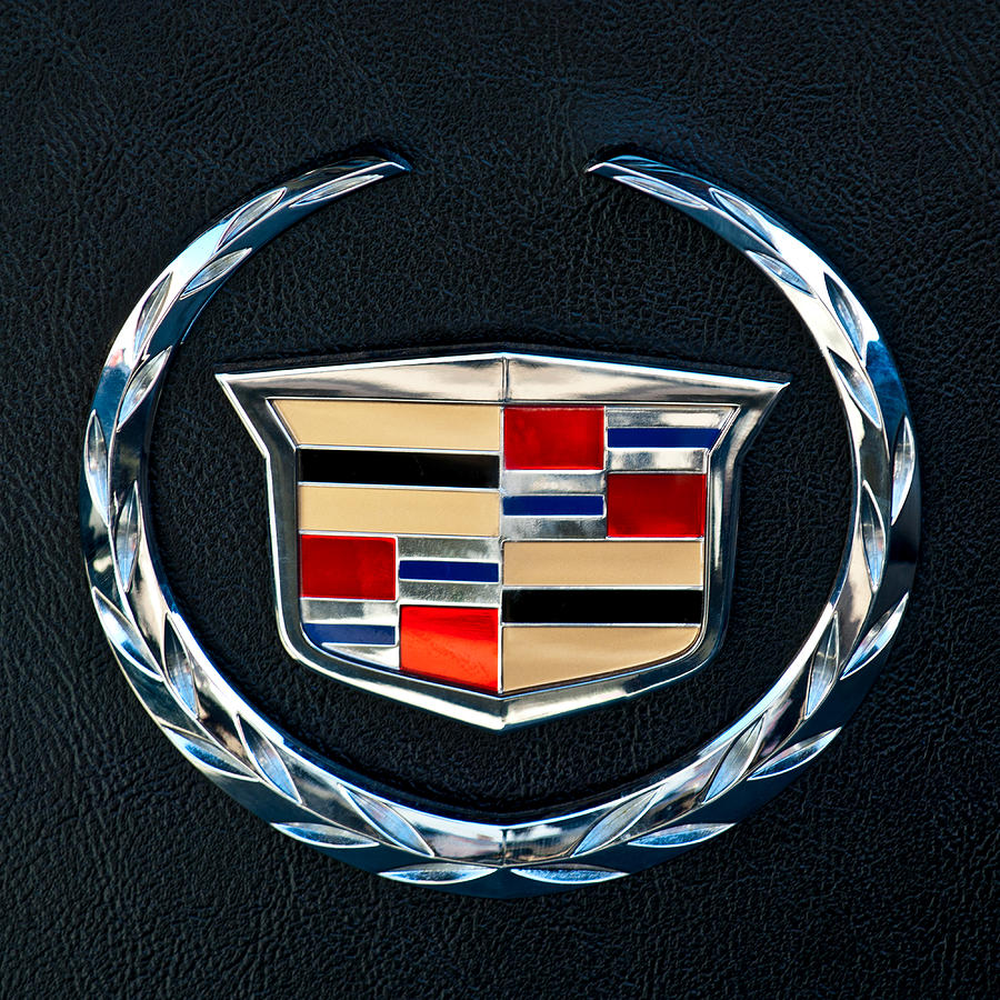 Transportation Photograph - Cadillac Emblem by Jill Reger