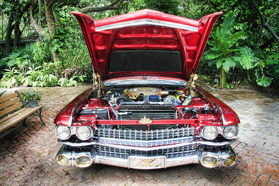 Cadillac Engine Photograph by Rudy Umans