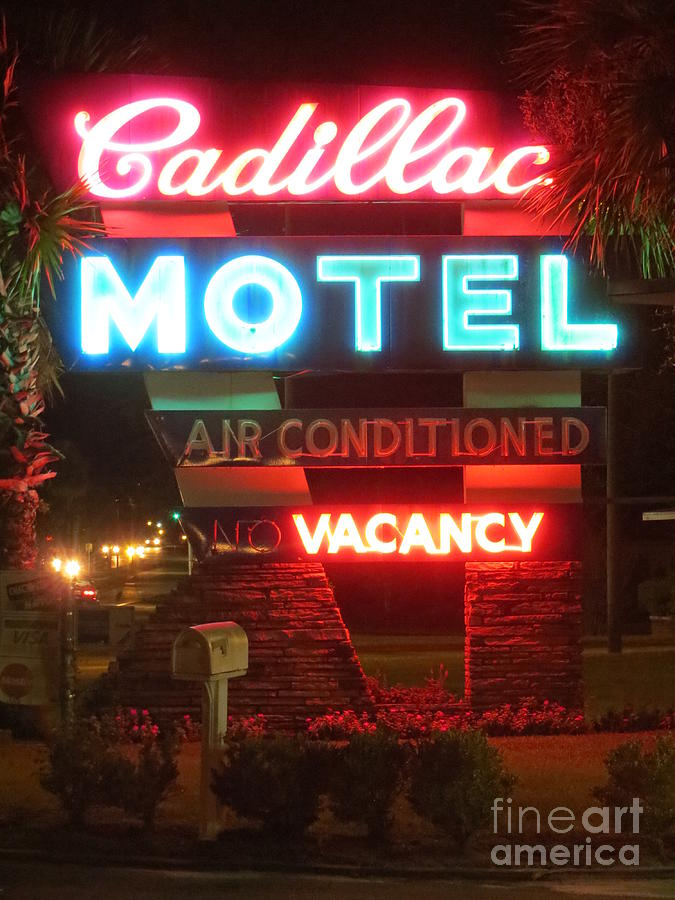 Cadillac Motel Photograph by Tim Townsend