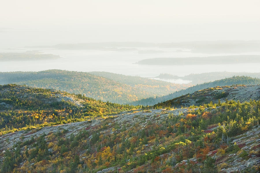 Cadillac Mountain - Acadia National Park - Autumn Maine Photograph by Keith Webber Jr
