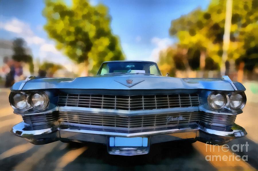 1964 Cadillac Series 62 DeVille Painting by George Atsametakis