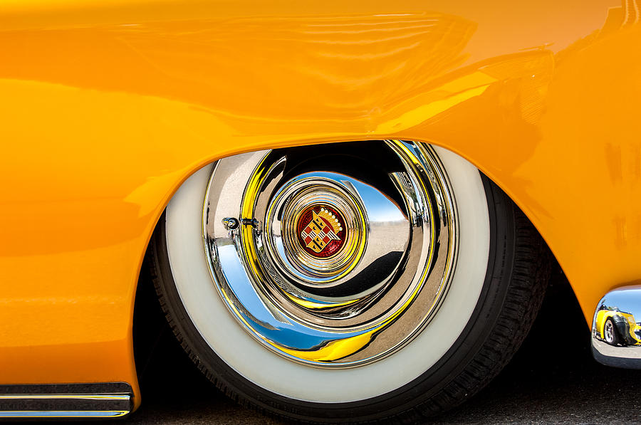 Cadillac Wheel Emblem -0853c Photograph by Jill Reger