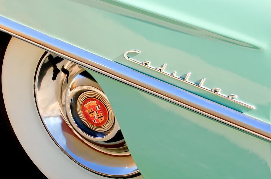 Cadillac Wheel Emblem Photograph by Jill Reger